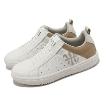 Royal elastics 休閒鞋 Icon 2.0 女鞋 白 奶茶色 回彈 真皮 獨家彈力帶 小白鞋 96523077