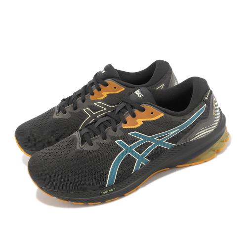 Asics 慢跑鞋 GT-1000 11 GTX 防水 男鞋 黑 藍 黃 支撐型 低足弓 亞瑟膠 亞瑟士 1011B447003