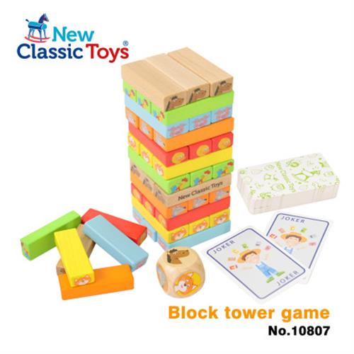 【荷蘭New Classic Toys】動物疊疊樂互動遊戲 - 10807
