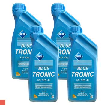 ARAL BLUE TRONIC SAE 10W40 合成機油 1L - 4入組