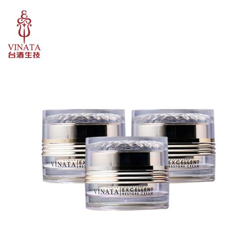 【台酒生技】酒粕精粹特潤修護活膚霜3入組(30gx3)