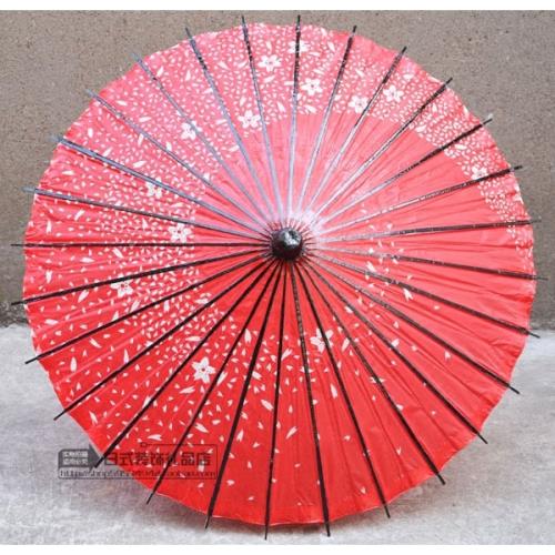 紅色櫻花工藝日本油紙傘動漫cos傘中秋國慶日式餐廳店鋪裝飾裝修