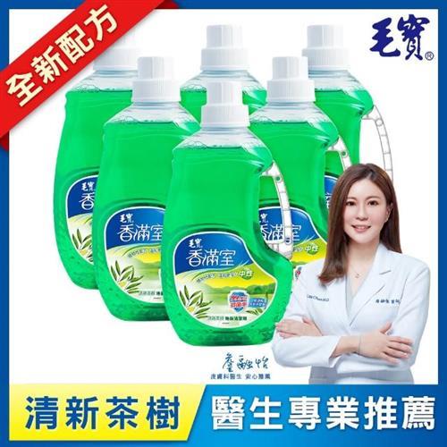 【毛寶】香滿室地板清潔劑-清新茶樹(2000g x6入)_效期不足1年