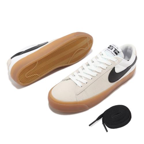 Nike 休閒鞋SB Zoom Blazer Low Pro GT 男鞋杏灰黑勾膠底基本款DC7695