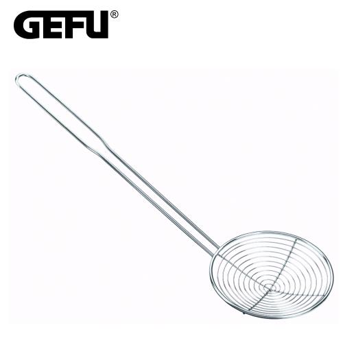 【德國GEFU】不鏽鋼掛式長柄濾勺/瀝水勺/撈麵勺