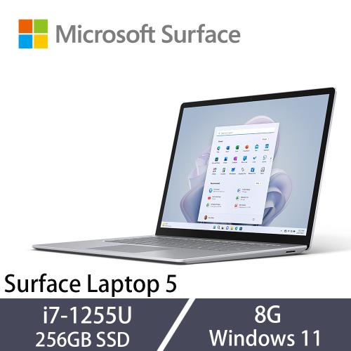 微軟Surface Laptop 5 觸控筆電15吋i7-1255U/8G/256GB/Win11/RBY-00019