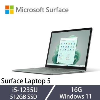 Microsoft微軟 Surface Laptop 5 觸控筆電 13吋 i5-1235U/16G/512GB/Win11/R8N-00060 綠