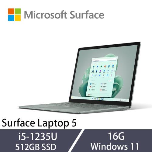 Microsoft微軟 Surface Laptop 5 觸控筆電 13吋 i5-1235U/16G/512GB/Win11/R8N-00060 綠