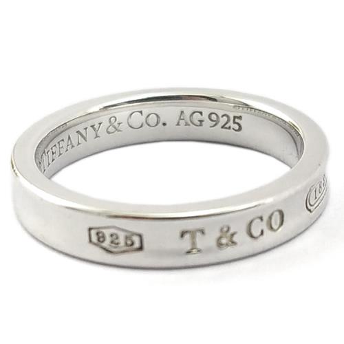 TIFFANY 1837系列-925純銀細版戒指【九八成新展示品-半價出清-已經過專業臭氧紫外線清潔】