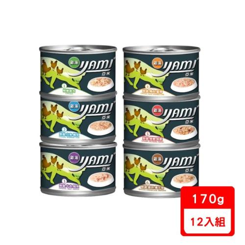 YAMI亞米-雞湯大餐系列 貓罐頭170g X12入組(下標數量2+贈神仙磚)