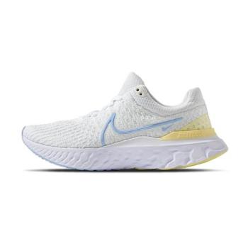 Nike React Infinity Run Flyknit 3 女鞋 白色 黃色 避震 舒適 運動 慢跑鞋DD3024-100