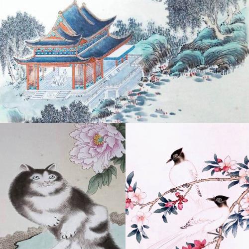 當代名家陳碧華老師授權水墨畫 濾掛手沖咖啡限量版20入禮盒組