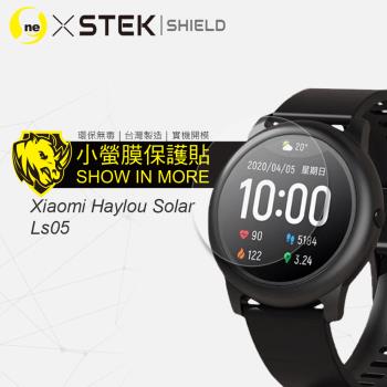 【O-ONE 】Xiaomi 小米 Haylou Solar 手錶『小螢膜』滿版全膠螢幕保護貼超跑包膜頂級原料犀牛皮(一組兩入)