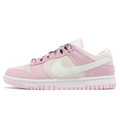 Nike Wmns Dunk Low LX Pink Foam 粉紅麂皮休閒鞋女鞋DV3054-600|會員