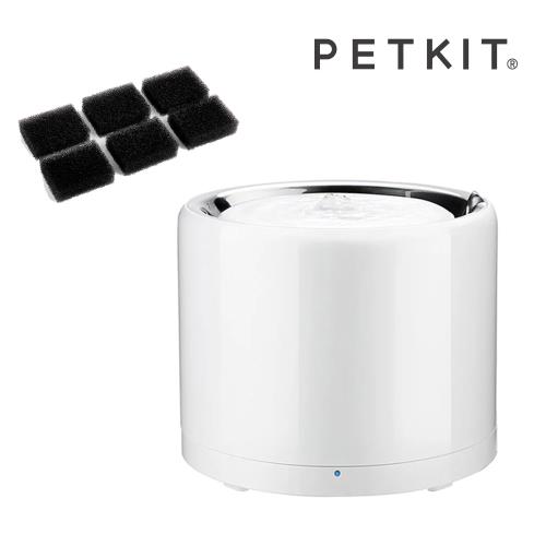 【Petkit 佩奇】智能寵物循環活水機W4X(無線馬達)加方形濾棉-(慈濟共善)