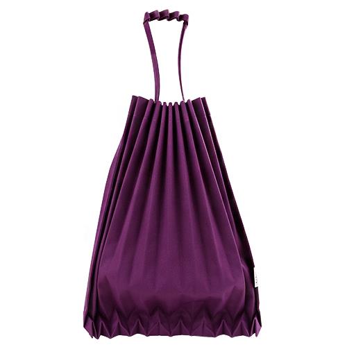 慈濟共善-ISSEY MIYAKE 三宅一生 -  Me系列皺褶可摺疊手提包(桃紫紅色)