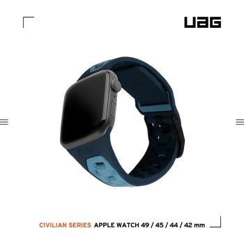 【慈濟共善專案】UAG Apple Watch 42/44/45/49mm 簡約運動錶帶-藍