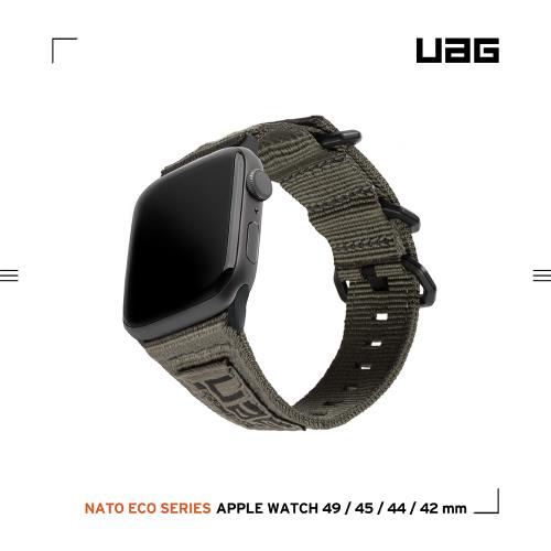 【慈濟共善專案】UAG Apple Watch 42/44/45/49mm Nato尼龍錶帶-鈦灰