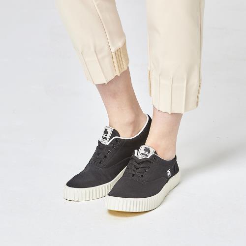 moz瑞典 駝鹿 奶泡感 綁帶 超舒適鞋(萬年黑)-慈濟