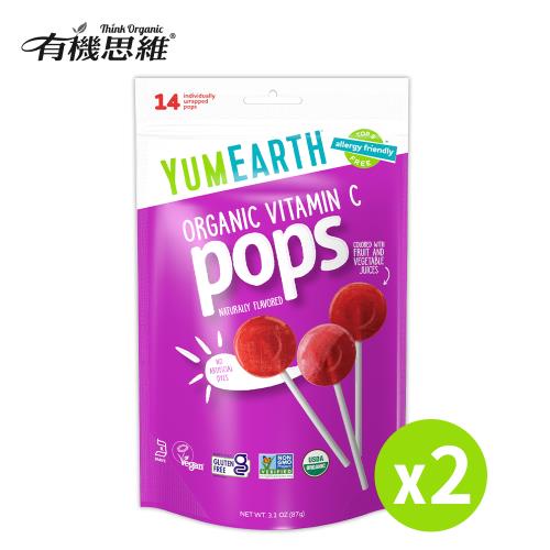 【有機思維】YUMEARTH有機棒棒糖 (綜合水果)(87g/2入組)