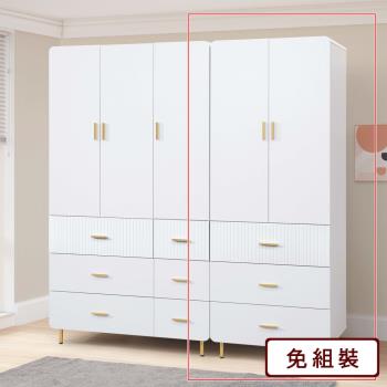AS雅司-多米尼克3x7尺衣櫥-80x59x202cm