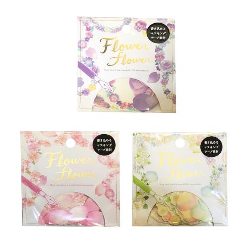 [MIND WAVE]日本水彩花卉裝飾貼紙 手帳貼紙 