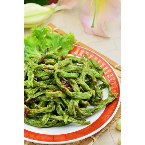 任-【老林記】乾煸四季豆(全素)(420g±10g/份)-(慈濟共善專案)
