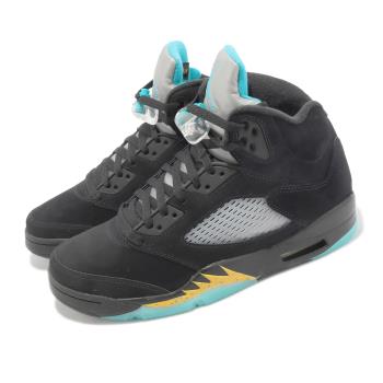 Nike Air Jordan 5 Retro Aqua 黑 藍 黃 喬丹 反光 CP3 男鞋 DD0587-047