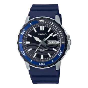 【CASIO 卡西歐】指標錶 運動潛水錶 膠質錶帶 防水100米 日期顯示 MTD-125(MTD-125-2A)