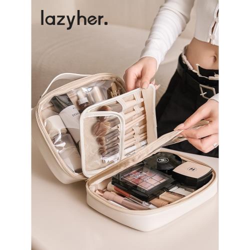 化妝包大容量女2025新款高端雙層化妝品收納包便攜旅行洗漱收納袋