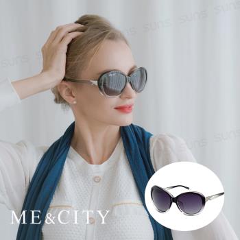 ME&CITY 歐美偏光簡約太陽眼鏡 永恆的印記 抗UV400 (ME 22000 C01)