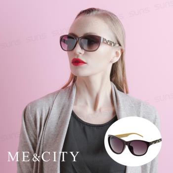 ME&CITY 時尚義式多彩紋樣太陽眼鏡 抗UV400 (ME 120005 J424)
