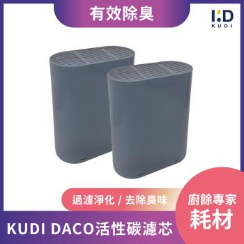 【KUDI庫迪】 DACO廚餘機活性碳濾芯 - KD-KF3/4專用-2入組