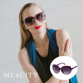 ME&CITY 甜美義式精緻太陽眼鏡 抗UV400 (ME 120029 H532)