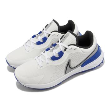Nike 高爾夫球鞋 Infinity Pro 2 男女鞋 白 藍 灰 寬楦 緩震 高球 運動鞋 DM8449-104