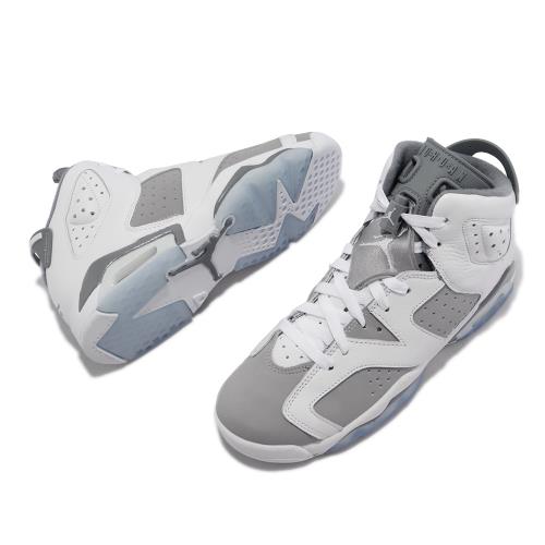 Nike Air Jordan 6 Retro GS 大童鞋女鞋Cool Grey 6代喬丹休閒鞋384665