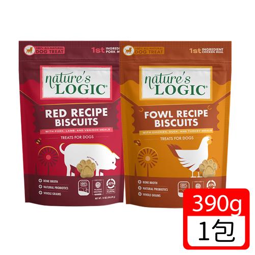 【自然邏輯】乖狗狗餅乾 (紅肉/白肉) 390g 富含蛋白質的狗狗餅乾