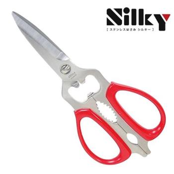 【Silky】主廚多用途PRO廚房剪刀 紅(NKS-215DT-R)