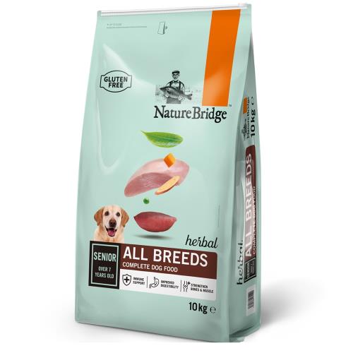 自然主義 草本犬糧 高齡犬(火雞肉豌豆+黃耆) 10KG_(狗飼料)