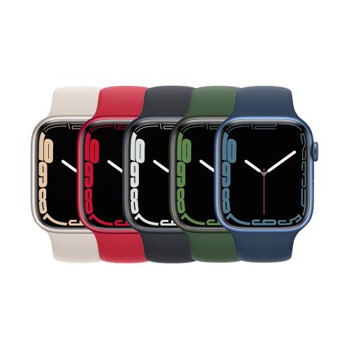 福利品】Apple Watch Series 7 45公釐GPS 鋁金屬錶殼保固6個月贈矽膠錶