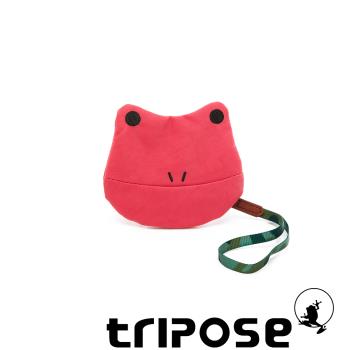 【tripose】輕鬆生活青蛙造型零錢包(晨曦紅)