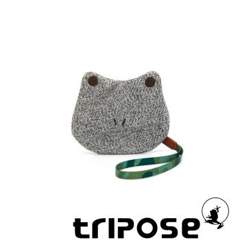 【tripose】輕鬆生活青蛙造型零錢包(岩紋灰)
