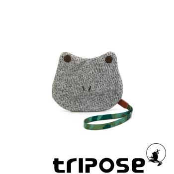 【tripose】輕鬆生活青蛙造型零錢包(巖紋灰)