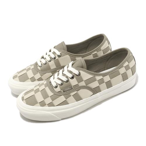 Vans 休閒鞋 Authentic 44 DX 男鞋 女鞋 灰 米白 編織 棋盤格 安納海姆 VN0A4BVYBKL