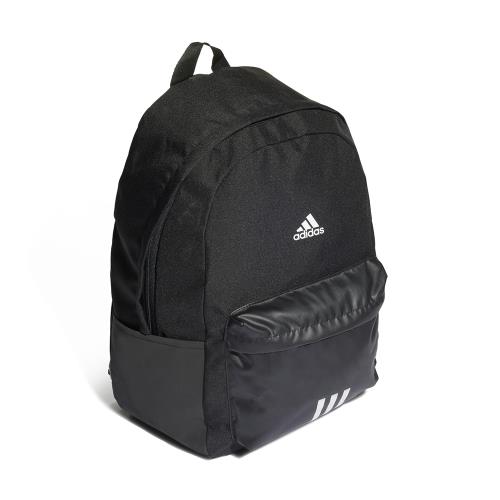 adidas 後背包 Logo Backpack 黑 白 雙肩背 包包 男女款 基本款 書包 愛迪達 HG0348