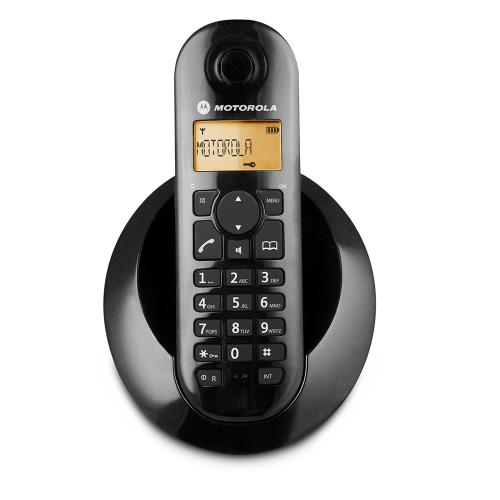 【MOTOROLA 摩托羅拉】DECT數位無線電話-黑 C601 (熱銷機種)