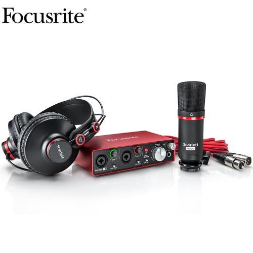 『Focusrite 錄音介面』Scarlett 2i2 Studio (3rd Gen) 錄音介面套組 / 公司貨保固