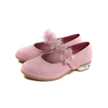 小女生鞋 娃娃鞋 花朵 粉紅色 童鞋 263 no224