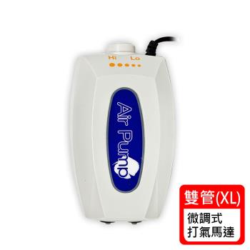 PRO 9000-雙孔Hi&Lo微調式強力打氣馬達XL (附風管*2條+氣泡石*2個, 適合水槽60〜90cm)