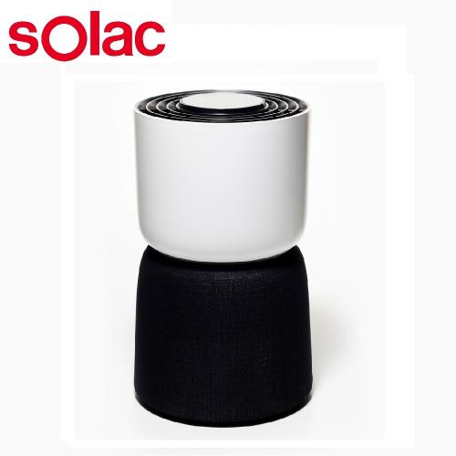 【Solac】3-5坪極靜音UVC抗菌燈負離子+銀離子HEPA13 空氣清淨機 SSS-101W